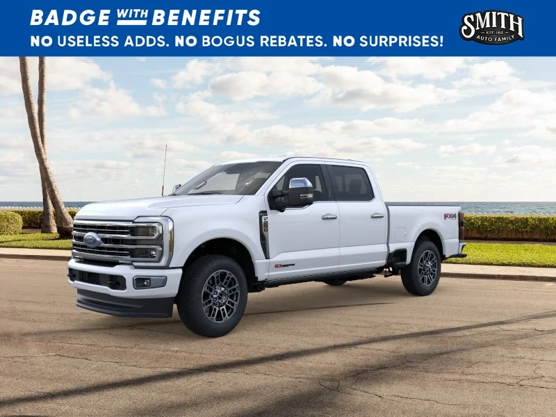New 2026 Star White Metallic Tri-Coat Ford F-250® Platinum® image 1