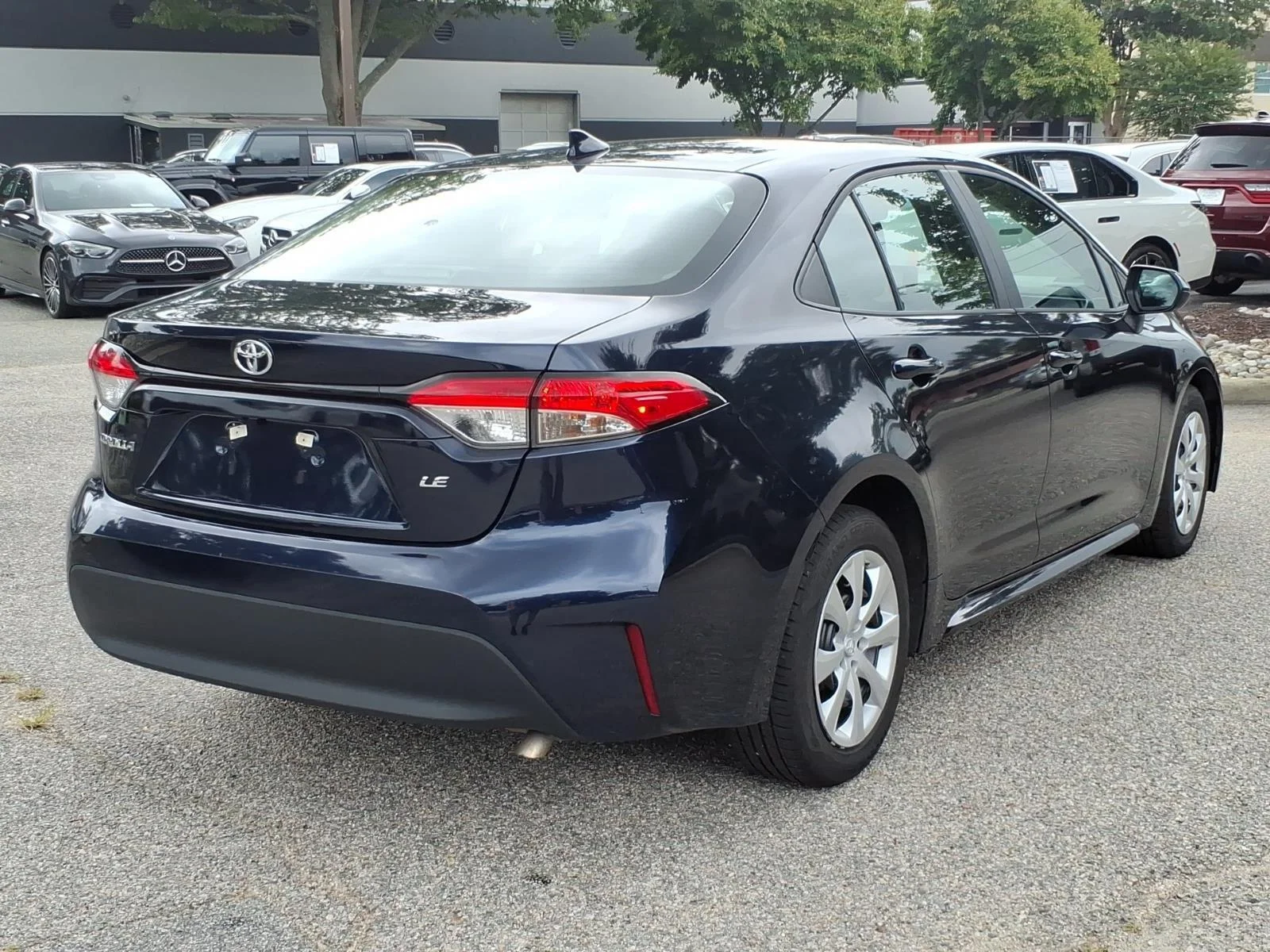 Used 2024 BLUE TOYOTA LE image 8