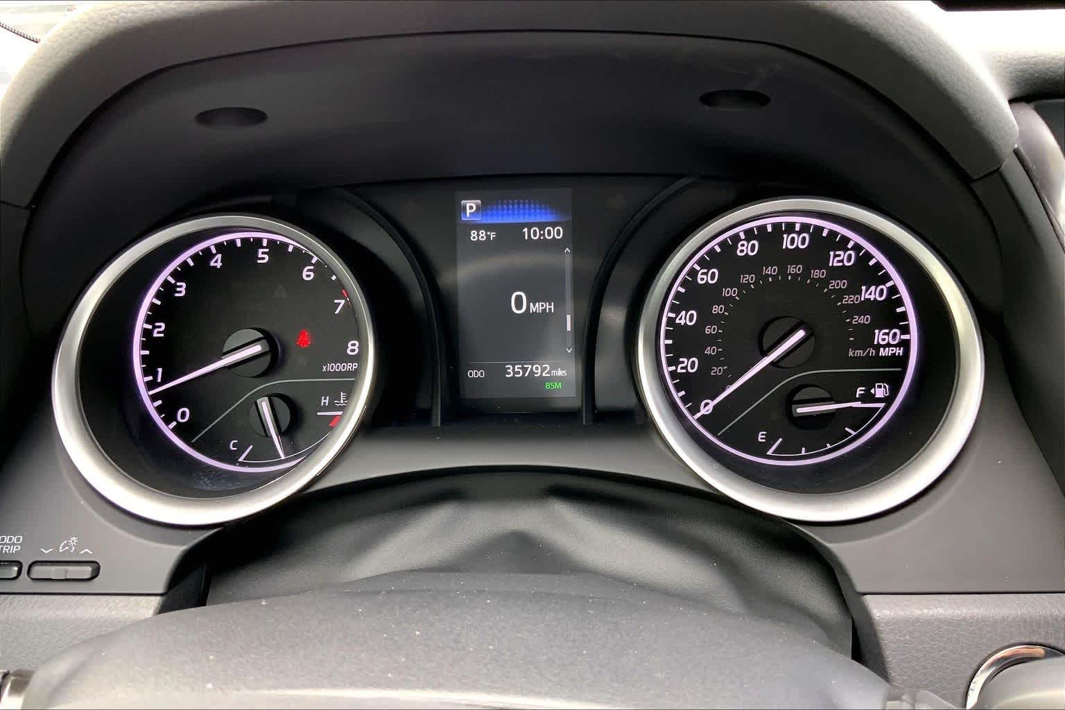 Used 2024 Midnight Black Metallic Toyota LE image 25