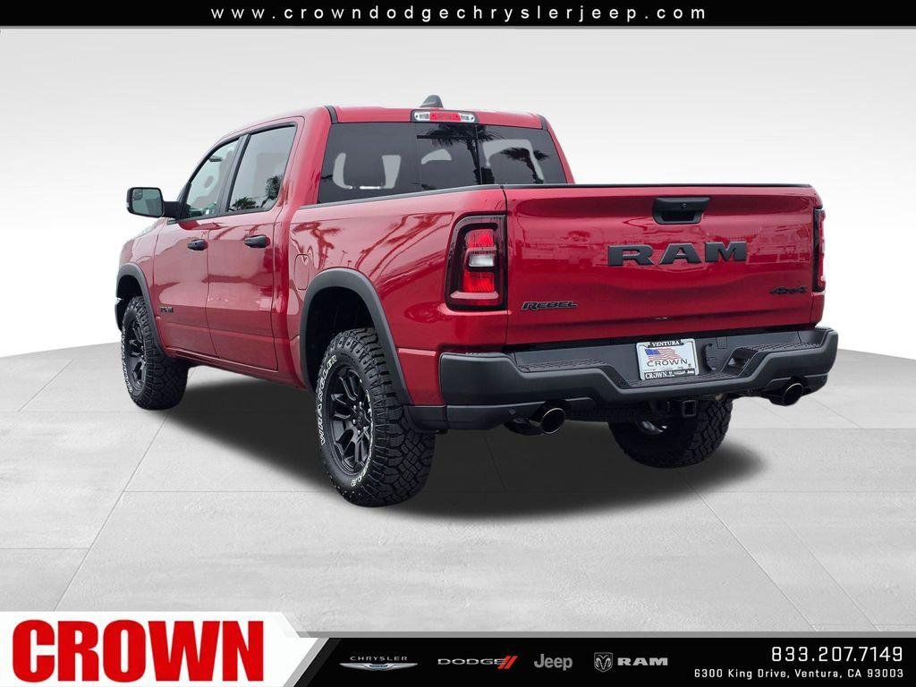 New 2026 Molten Red Pearl-Coat Exterior Paint RAM REBEL image 7