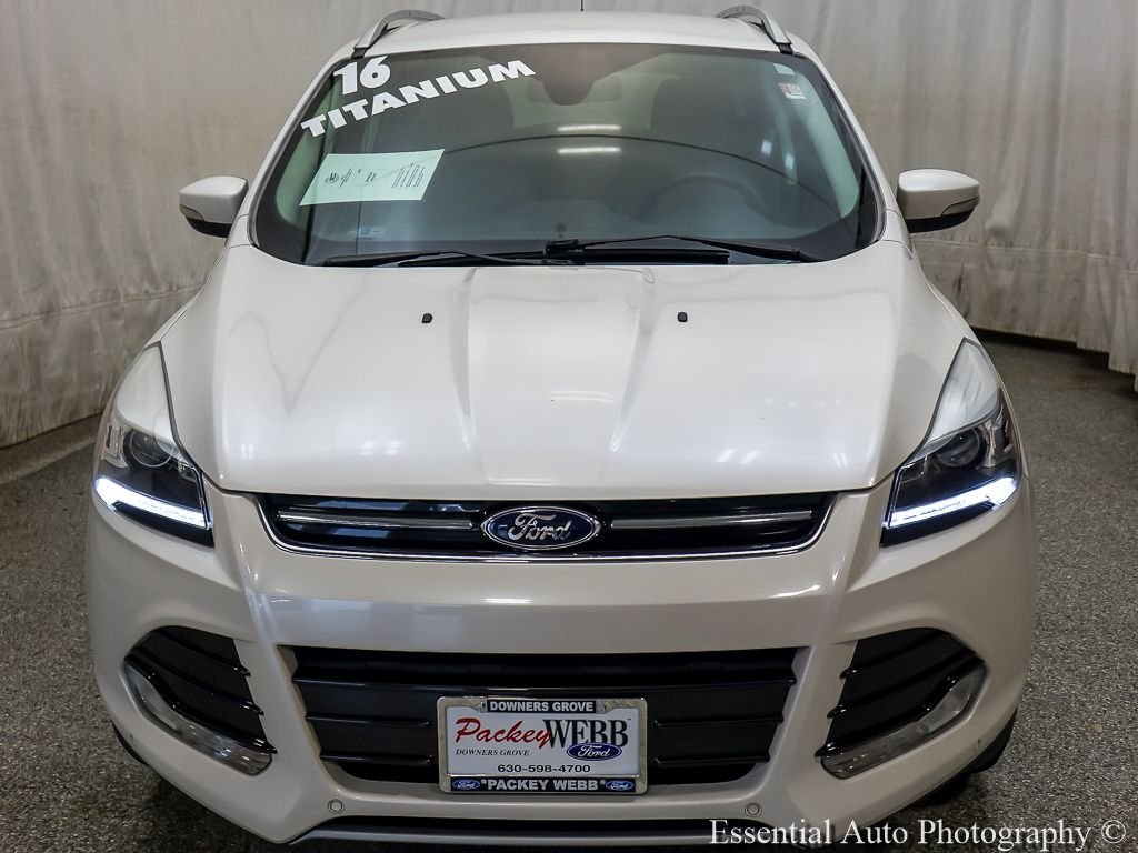 Used 2016 White Platinum Clearcoat Metallic Ford Titanium image 5