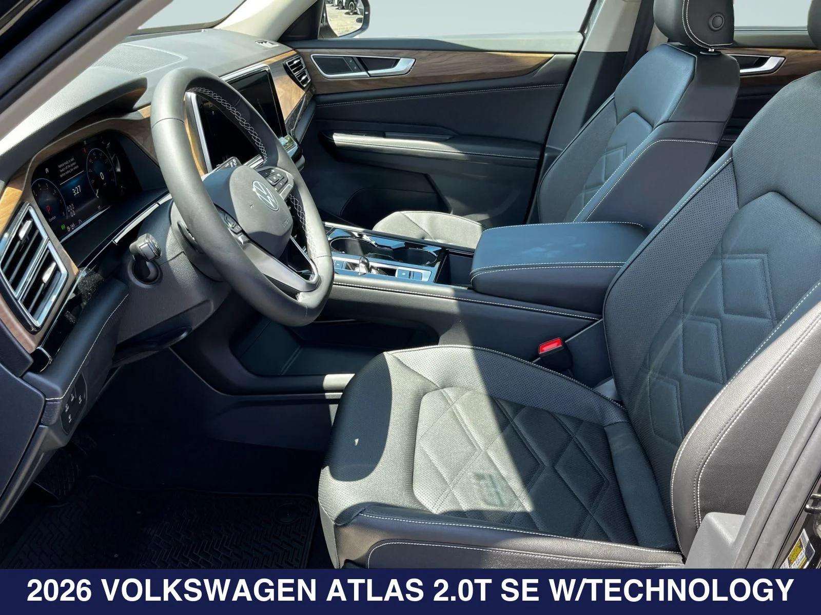 New 2026 Black Volkswagen 2.0T SE w/Technology image 12