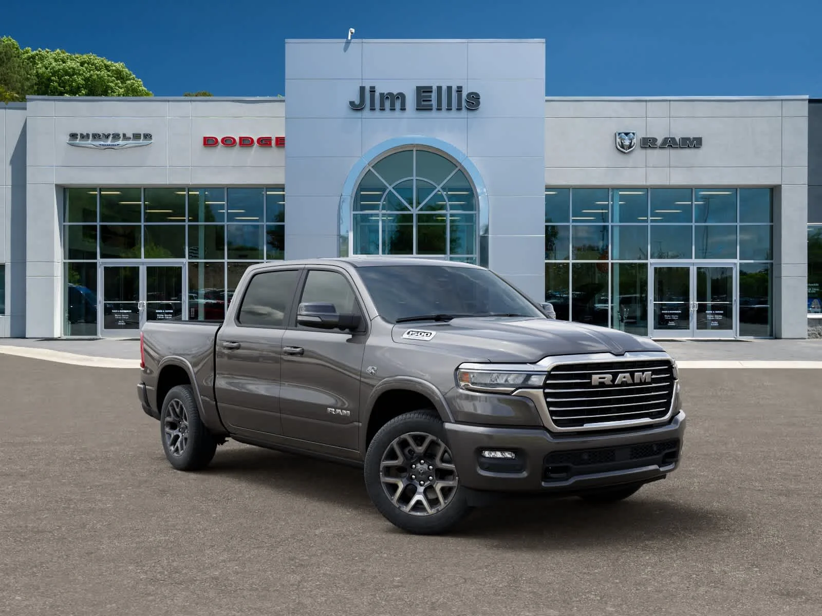 New 2026 Granite Crystal Metallic Clear-Coat Exterior Paint RAM Laramie image 5