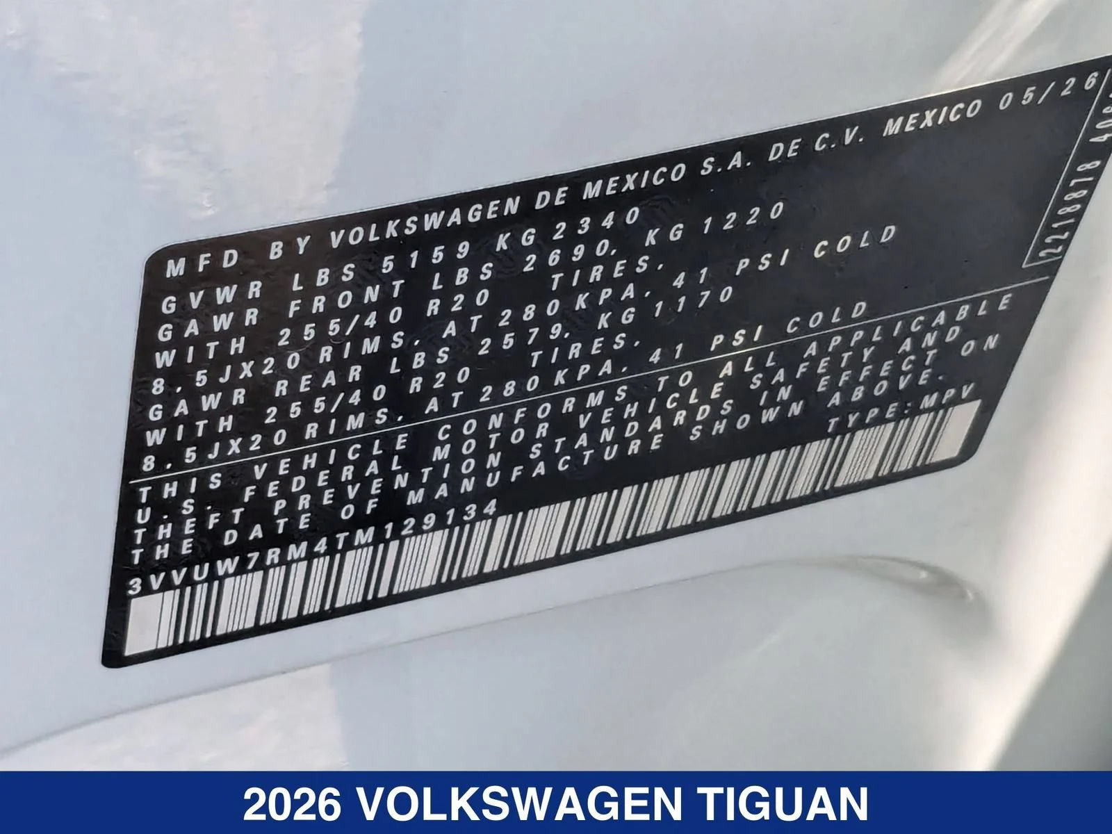 New 2026 Opal White Pearl Volkswagen 2.0T SEL R-Line Turbo image 21