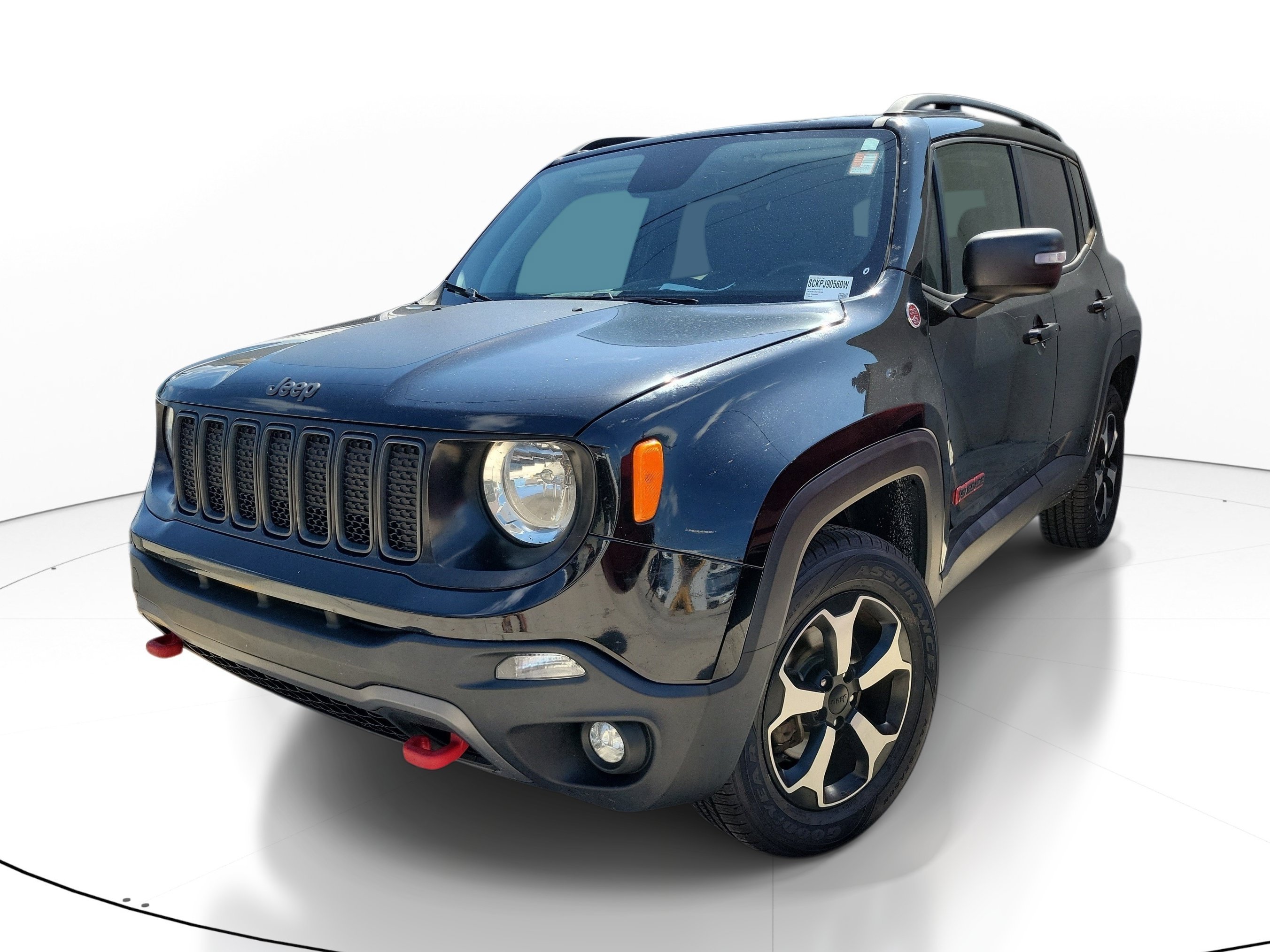 Used 2019 Black Clearcoat Jeep Trailhawk image 3