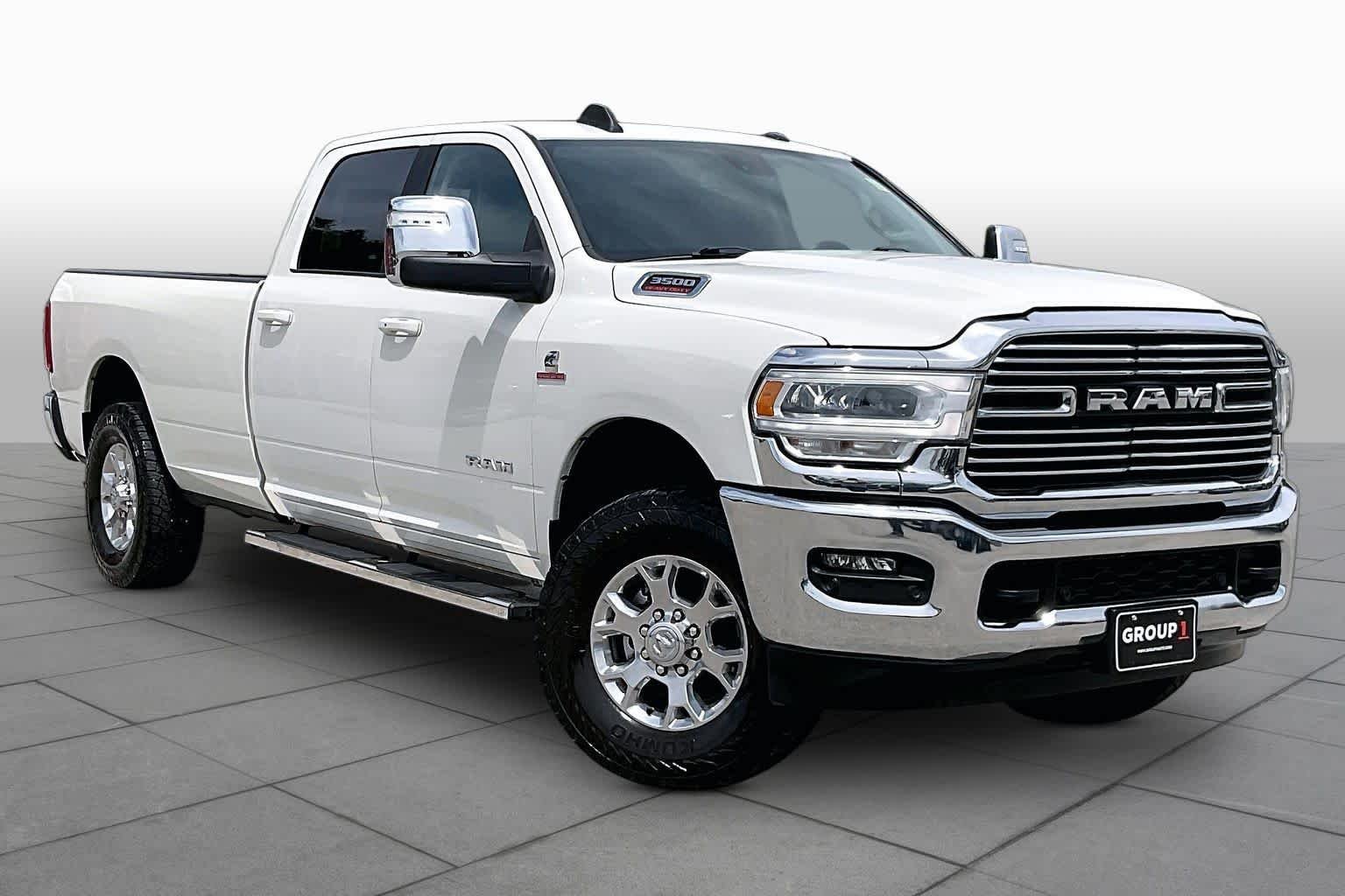 Used 2024 Pearl White Ram Laramie image 3