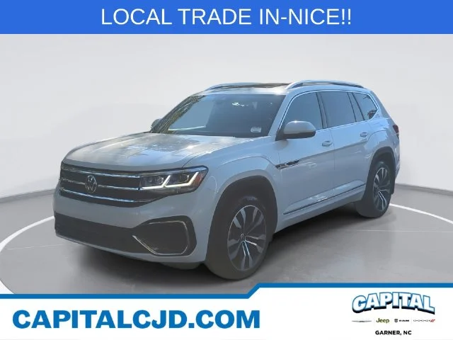 Used 2023 White Volkswagen 3.6L V6 SEL Premium R-Line image 1