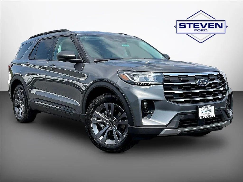 New 2026 Carbonized Gray Metallic Ford Active image 1