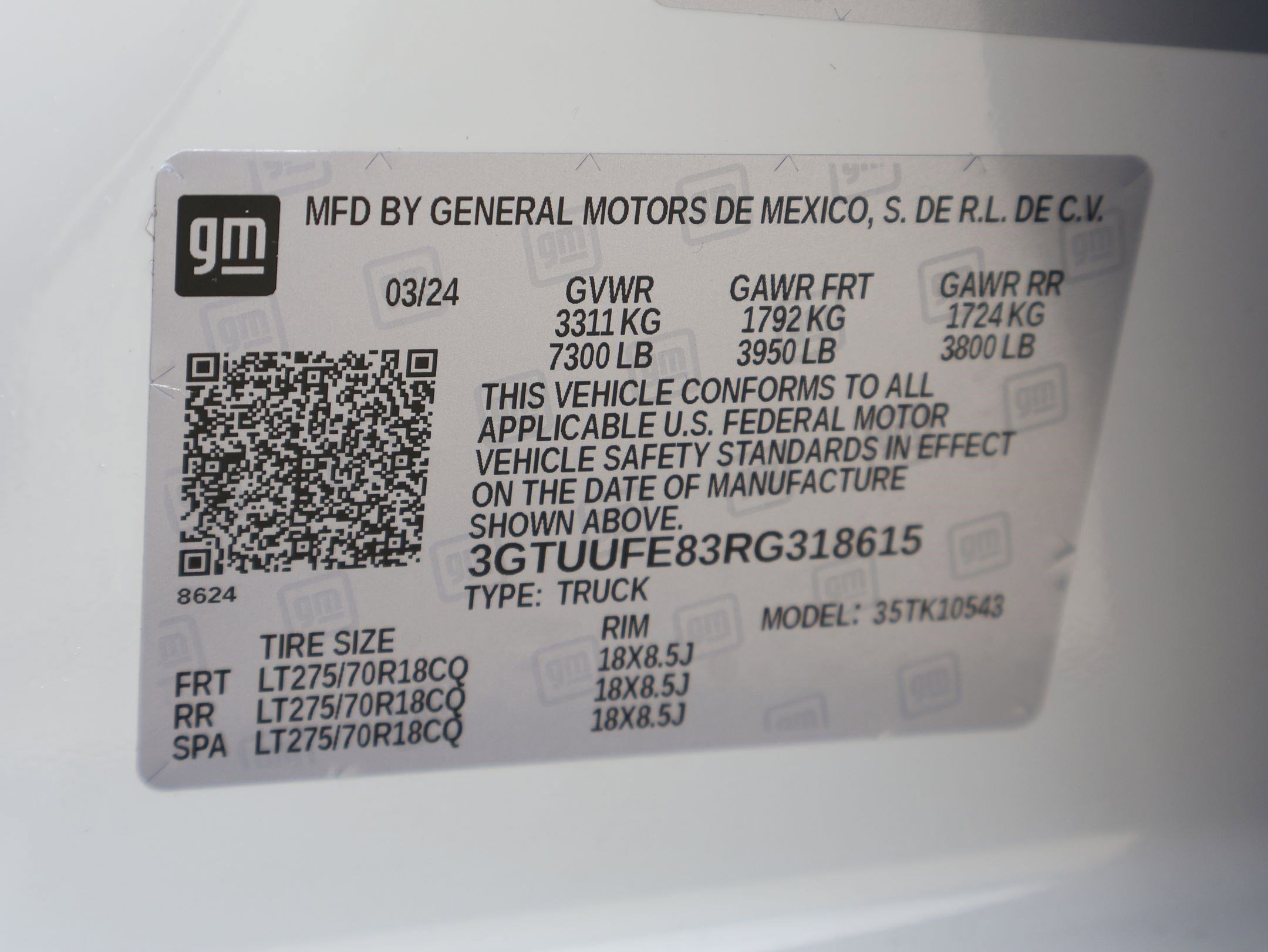 Used 2024 Summit White GMC AT4X image 33