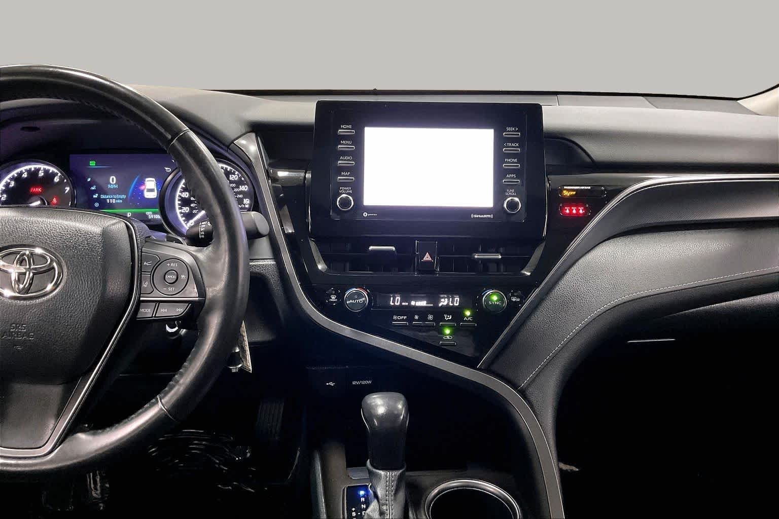 Used 2023 Midnight Black Metallic Toyota SE image 7