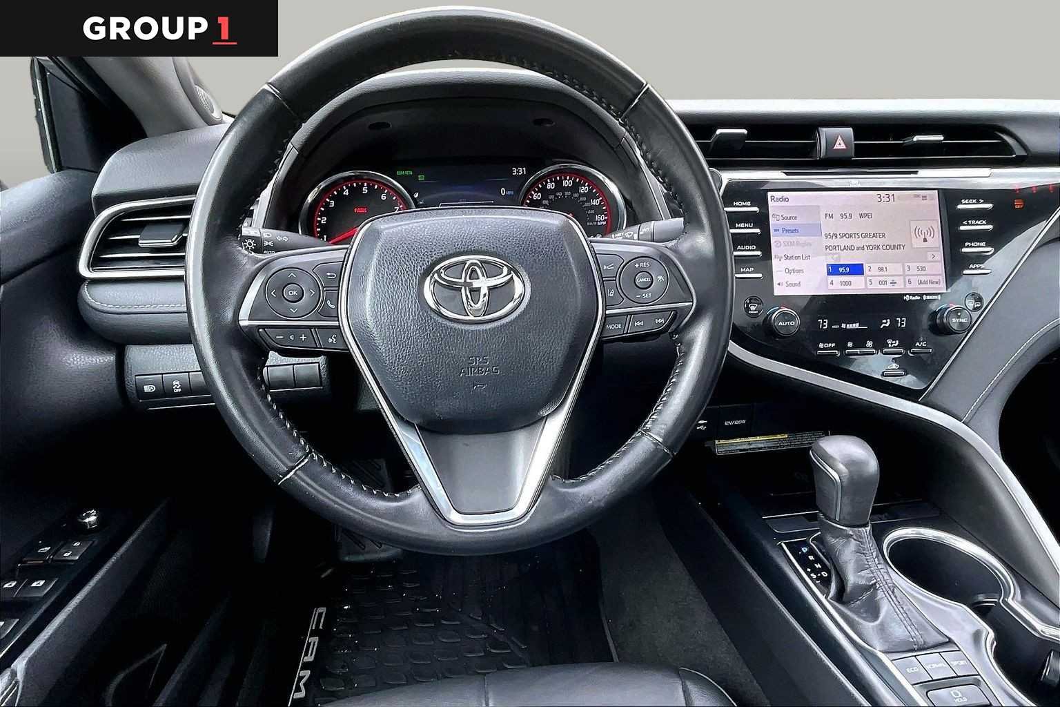 Used 2019 Celestial Silver/Midnight Black Metallic Toyota XSE V6 image 6
