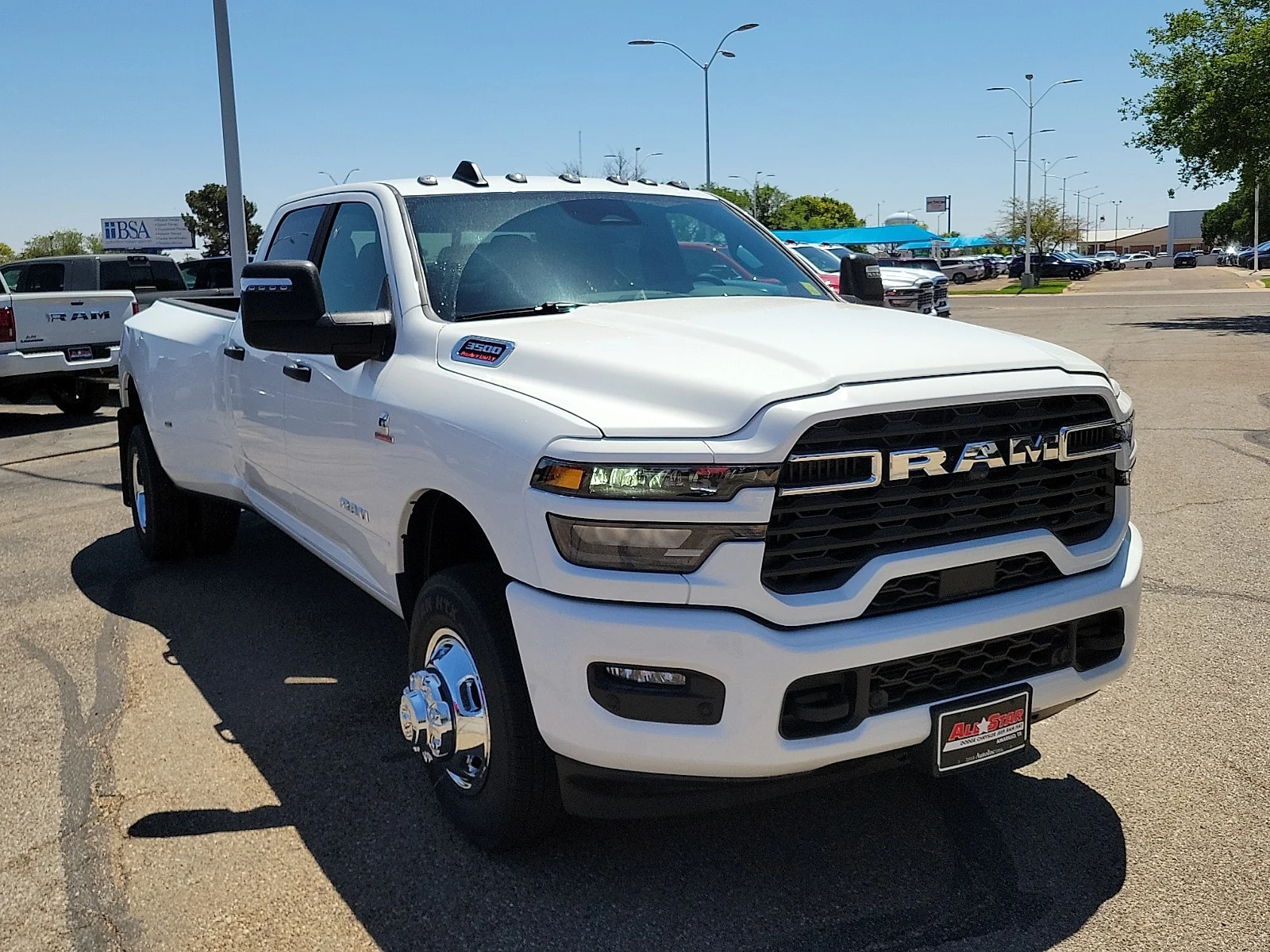 New 2026 Bright White Ram LONE STAR CREW CAB 4X4 8