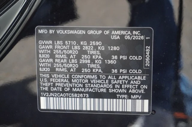 New 2026 Deep Black Pearl Volkswagen 2.0T SE W/TECHNOLOGY image 37