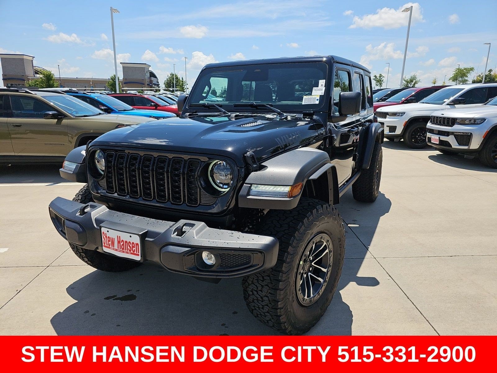 New 2026 Black Clearcoat Jeep Willys image 1