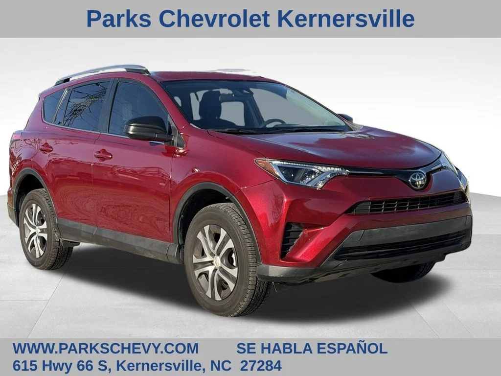 Used 2018 Red Toyota LE image 1