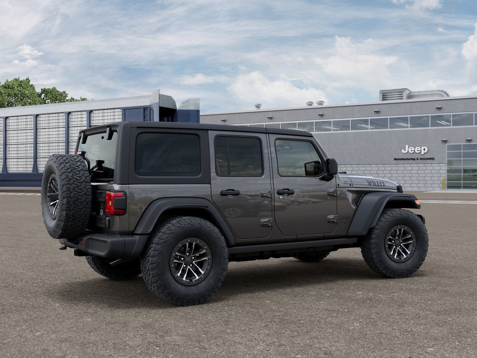 New 2026 Granite Crystal Metallic Clear-Coat Exterior Paint Jeep Willys image 13