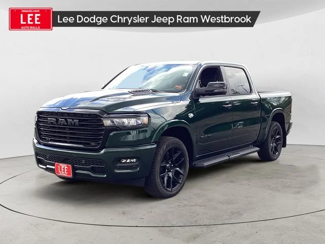 New 2026 Green Metallic Ram LARAMIE CREW CAB 4X4 5