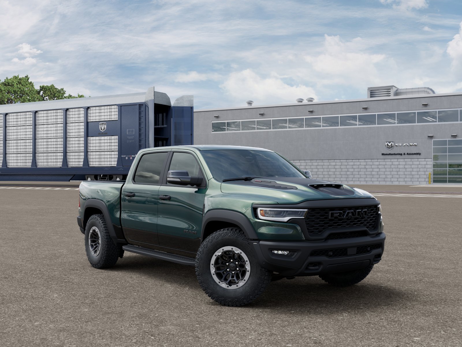 New 2026 Serrano-Green Metallic Exterior Paint RAM RHO image 3