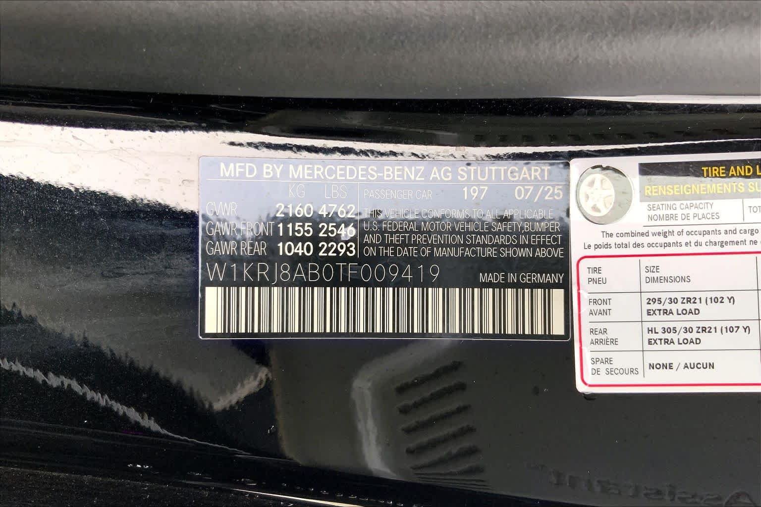 Used 2026 Obsidian Black Metallic Mercedes-Benz AMG® GT 55 image 29