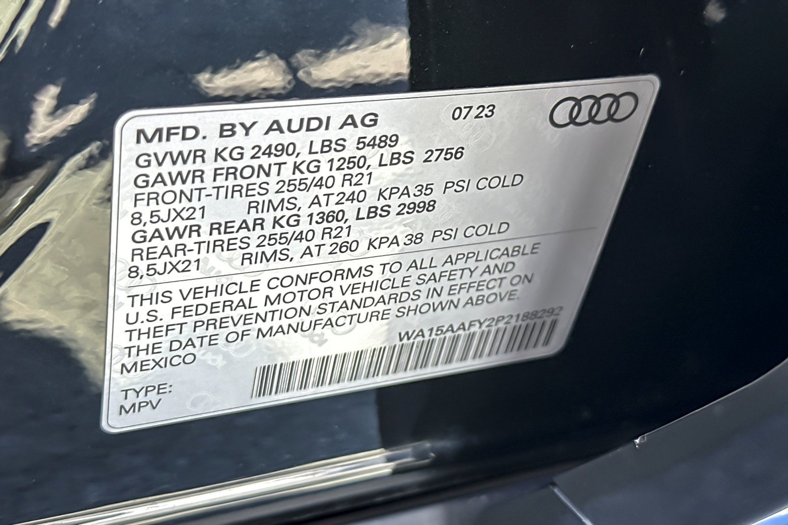 Used 2023 Mythos Black Metallic Audi S line Premium Plus 45 TFSI quattro image 26