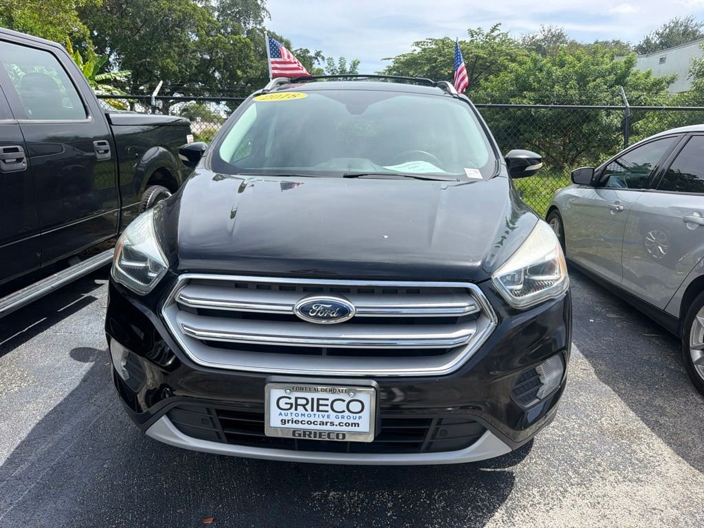 Used 2018 Black Ford Titanium image 2