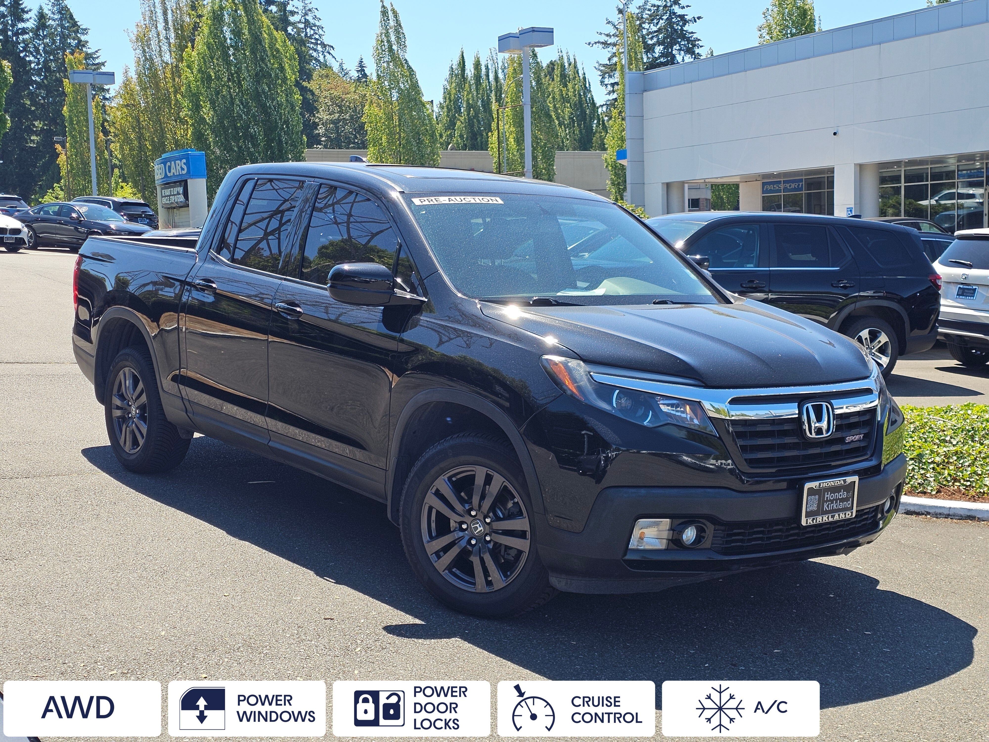 Used 2017 Crystal Black Pearl Honda Sport image 1