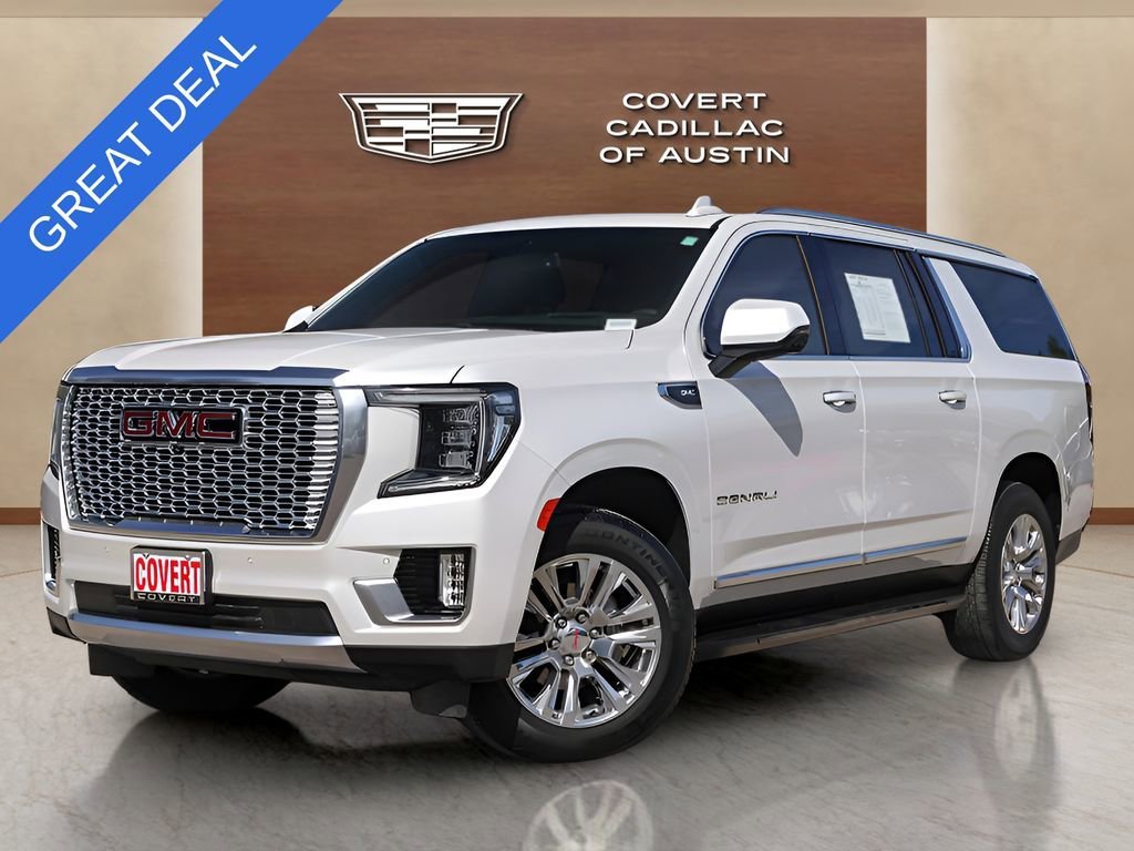Used 2024 White Frost Tricoat GMC Denali image 1