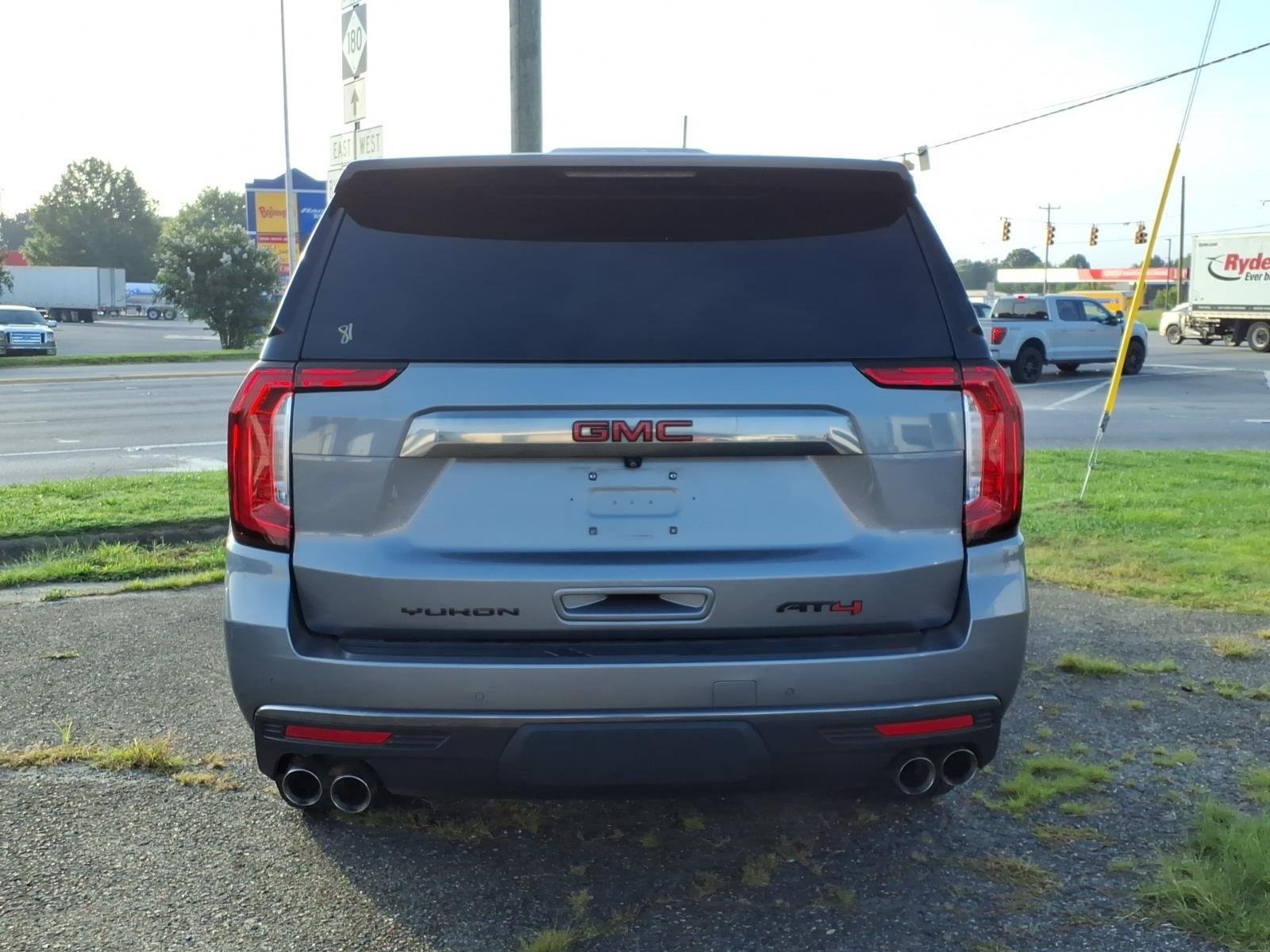 Used 2022 Satin Steel Metallic GMC AT4 image 5