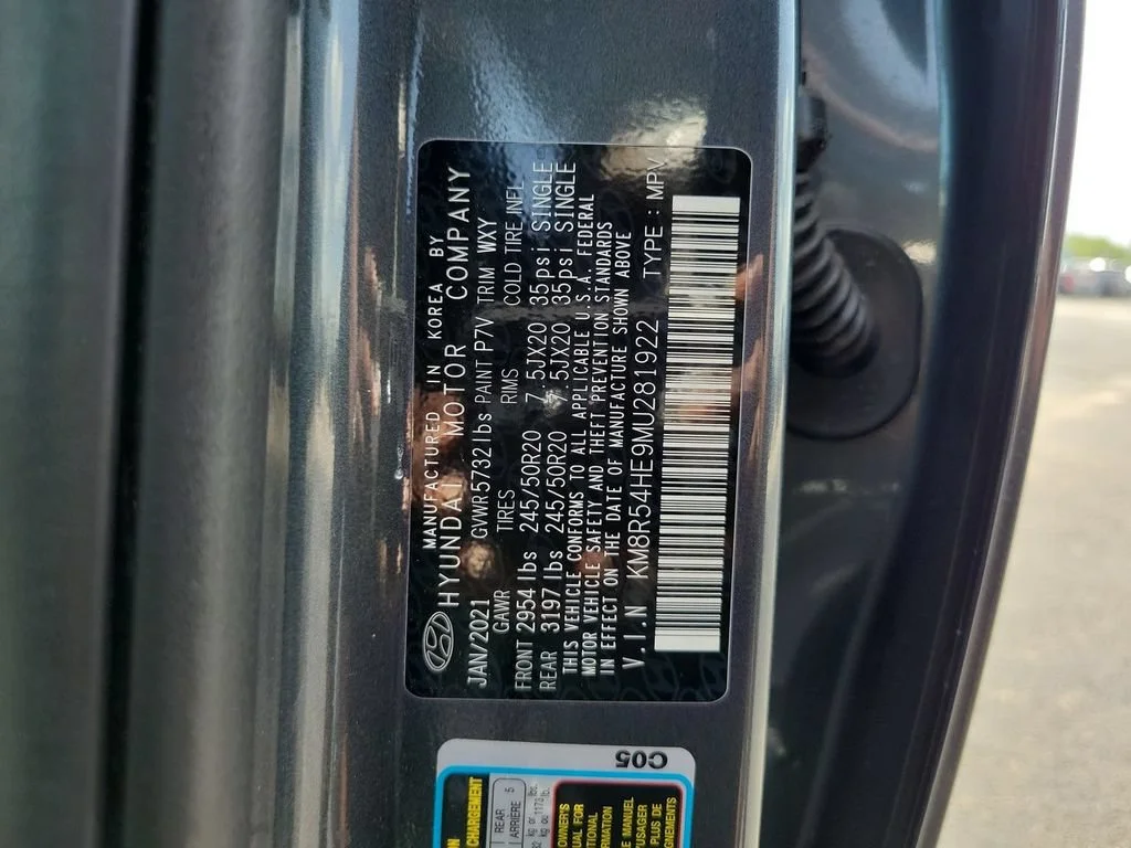 Used 2021 Gray Hyundai Limited image 34