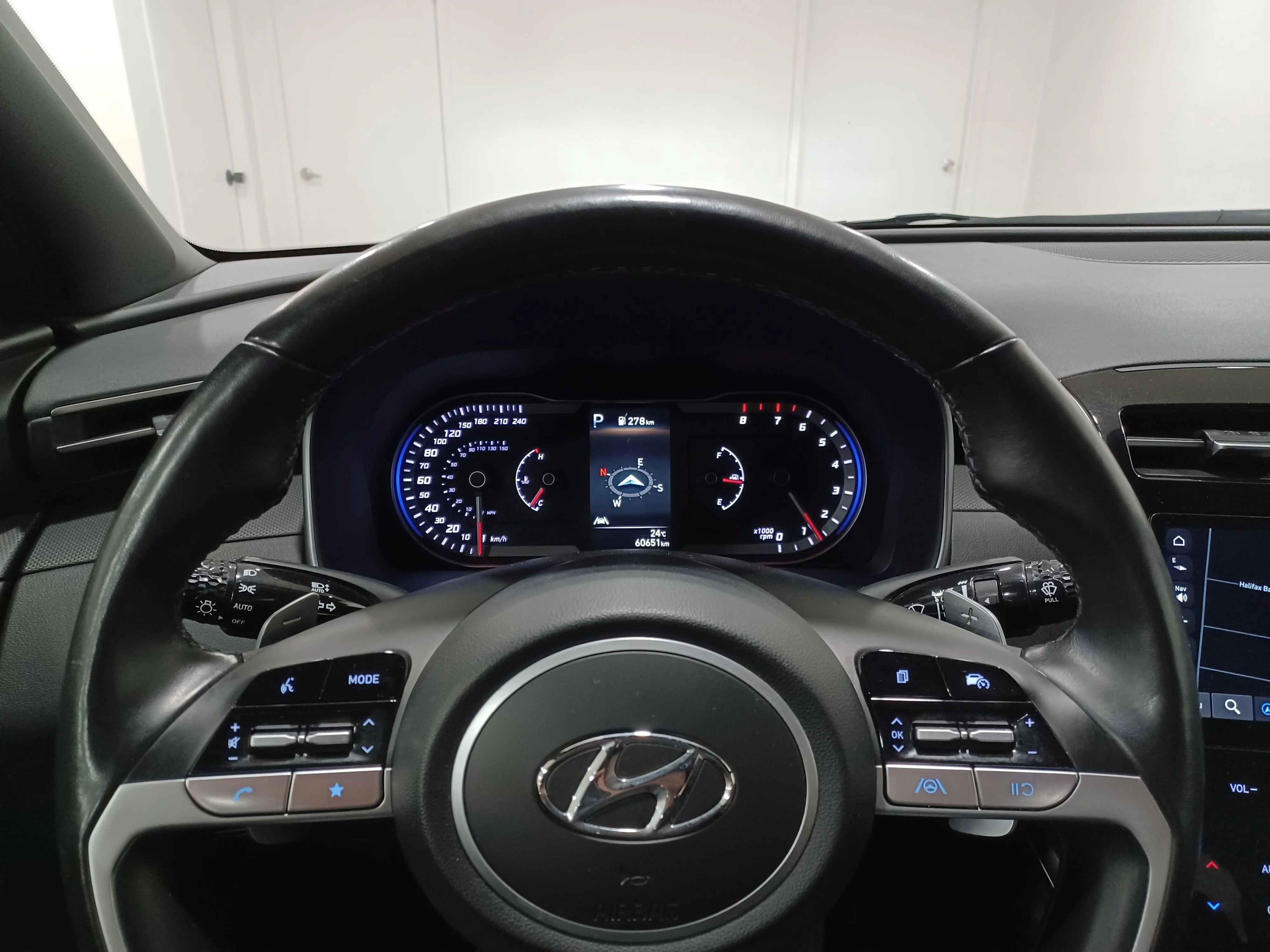 Certified Used 2024 Sage Grey Hyundai Preferred AWD*Adaptive Cruise | Remote Start | Nav | Htd Seats | Htd Wheel | Blind Spot Detection image 13