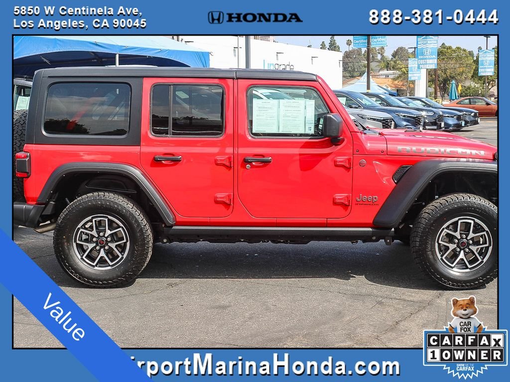 Used 2025 Red Clearcoat Jeep Rubicon image 18