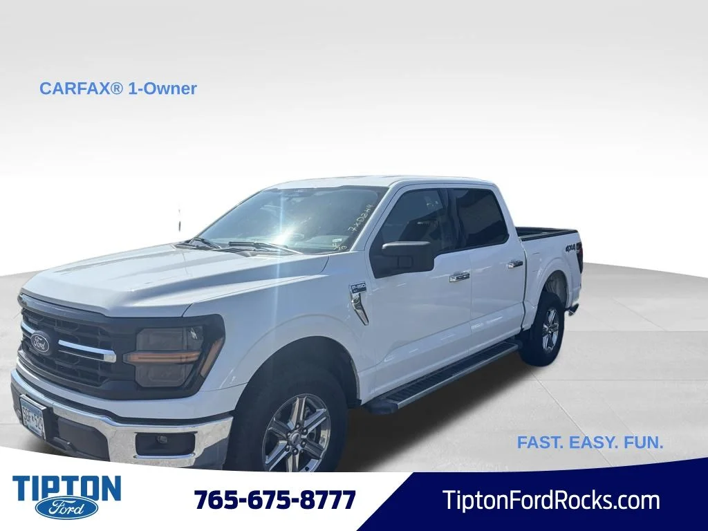 Used 2025 Oxford White Ford XLT image 1