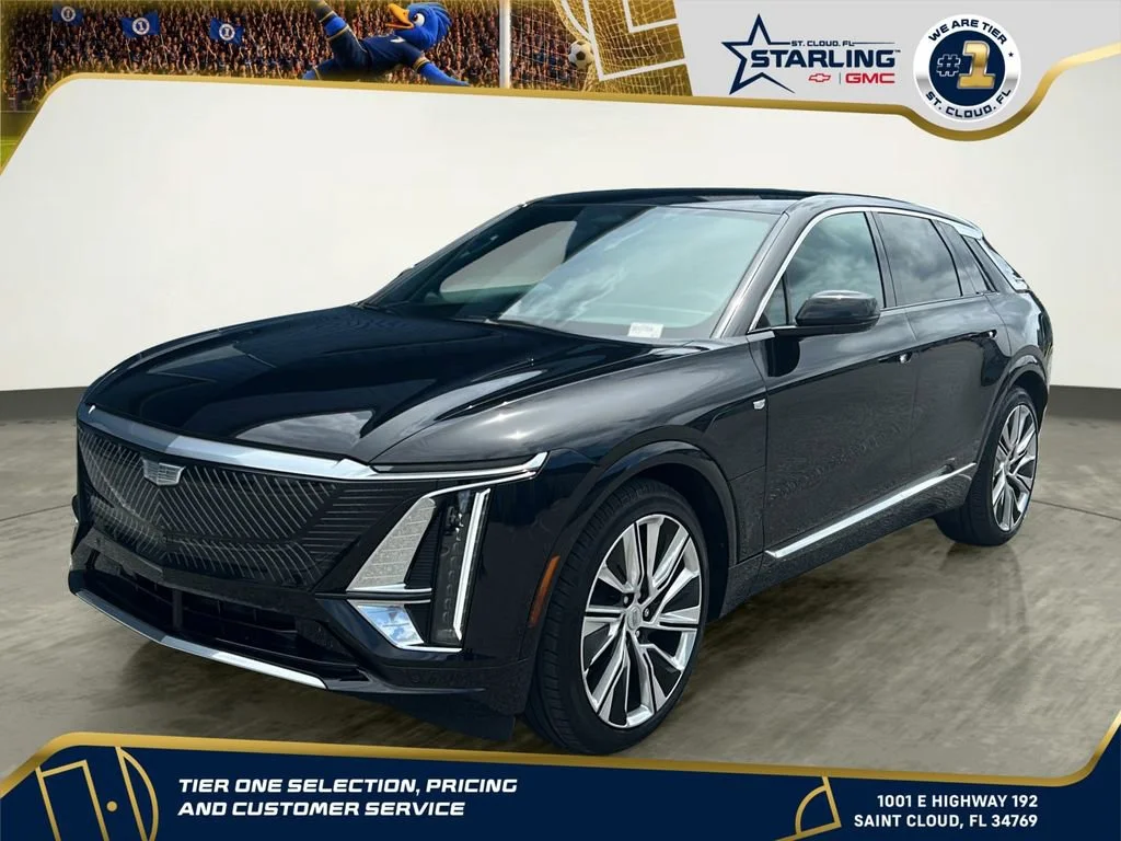 Used 2025 Stellar Black Metallic Cadillac Luxury 3 image 1