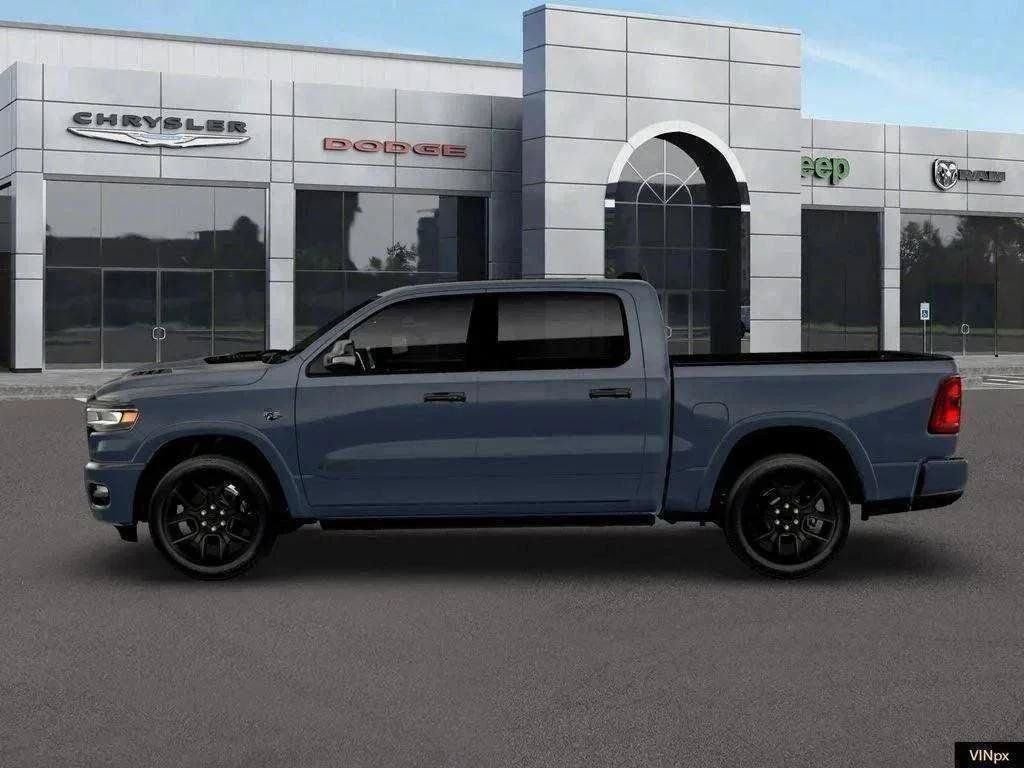 New 2026 Forged Blue Metallic Exterior Paint RAM Laramie image 3