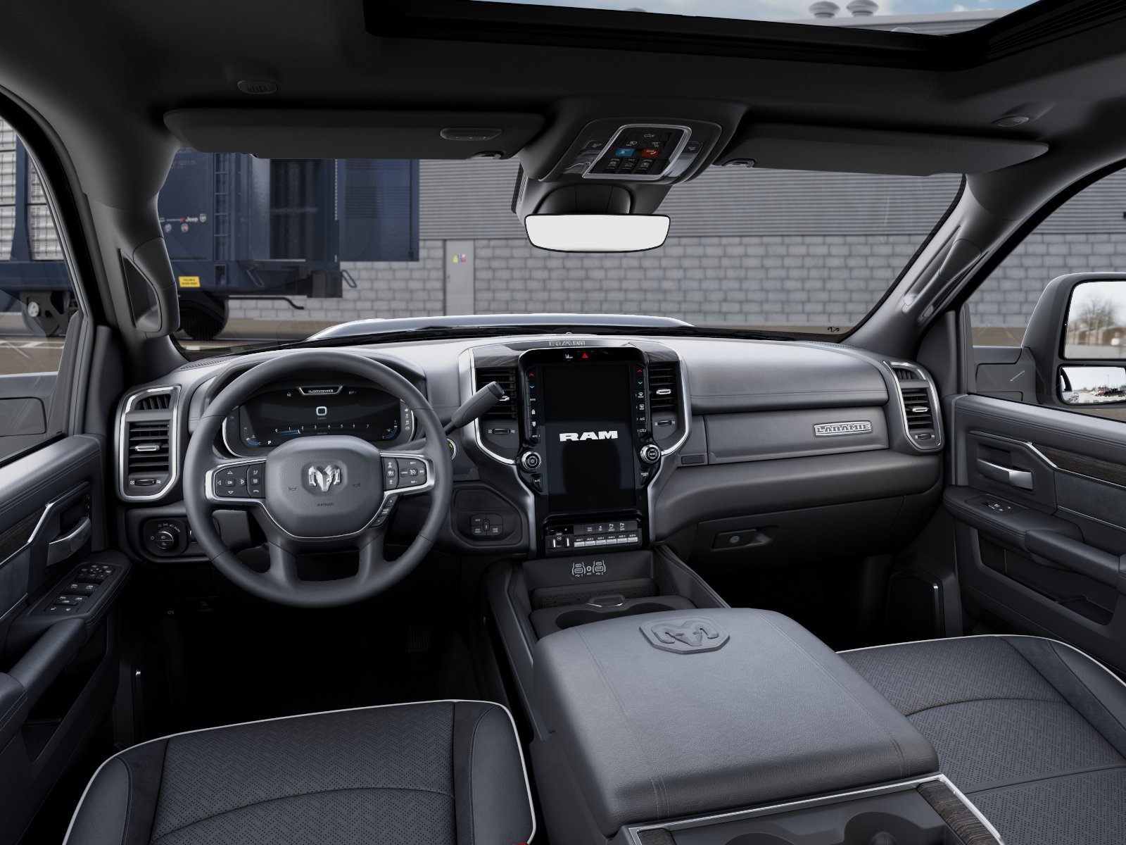 New 2026 Diamond Black Crystal Pearl-Coat Exterior Paint RAM LARAMIE image 14
