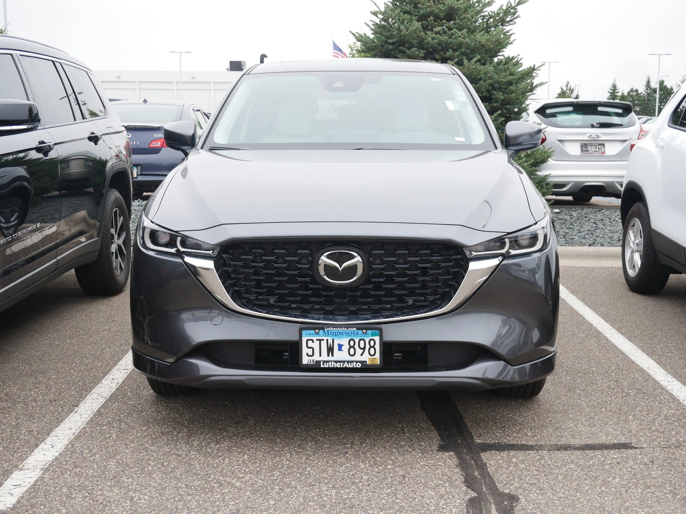 Certified 2025 Mazda CX-5 S Preferred package with VIN JM3KFBCM5S0759996 for sale in Brooklyn Center, Minnesota