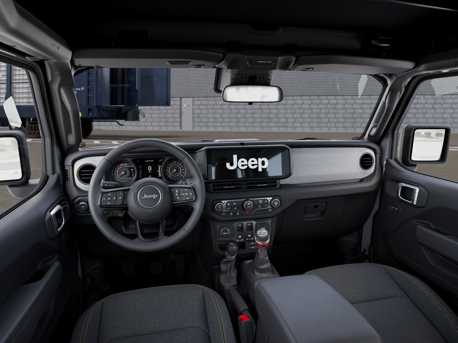 New 2026 Bright White Clear-Coat Exterior Paint Jeep Sport S image 8