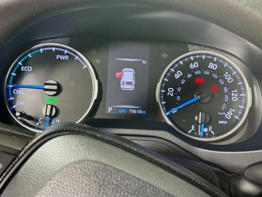 Used 2021 Magnetic Gray Metallic Toyota Hybrid LE image 12