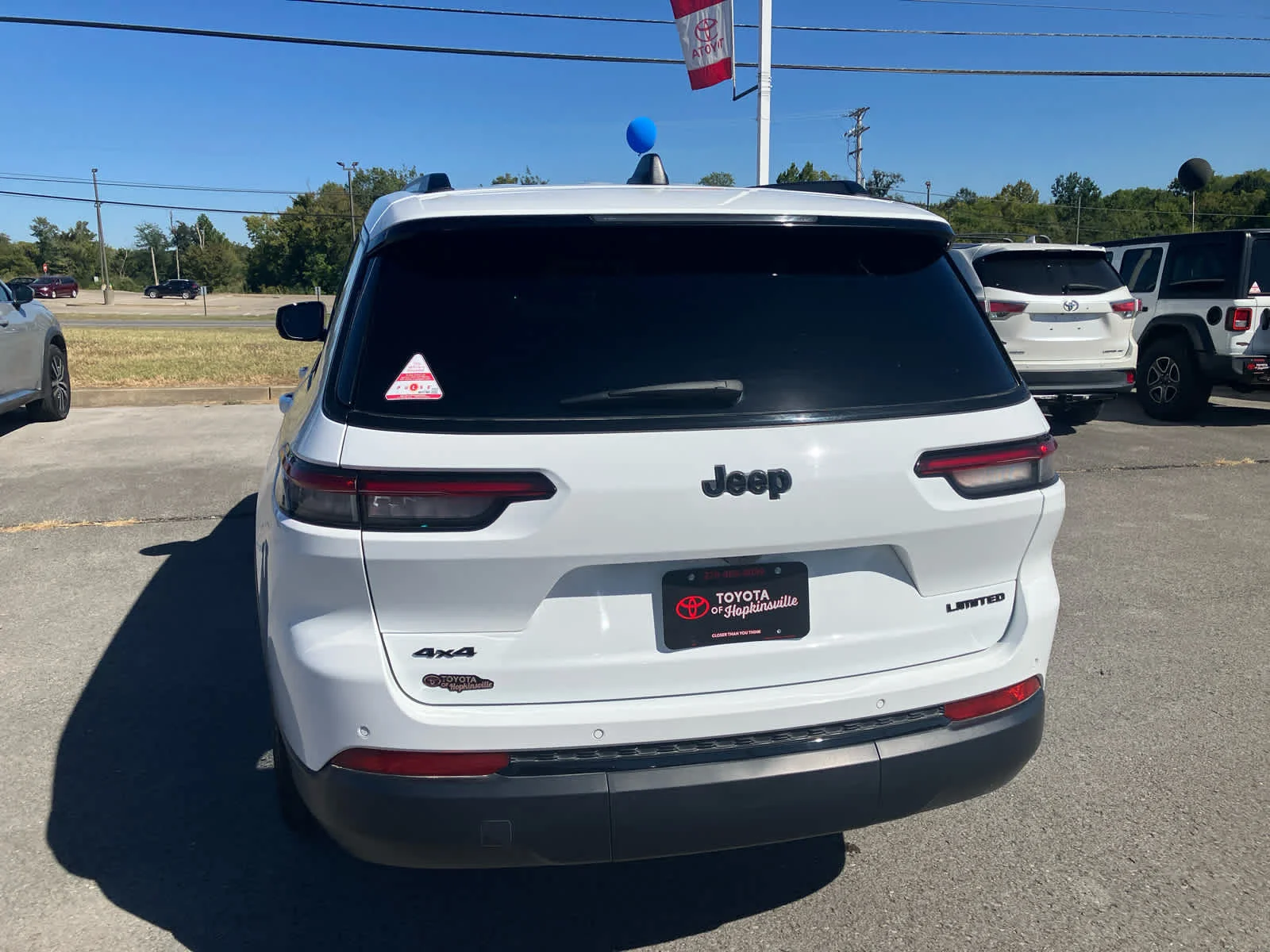Used 2025 Bright White Clearcoat Jeep Limited image 6