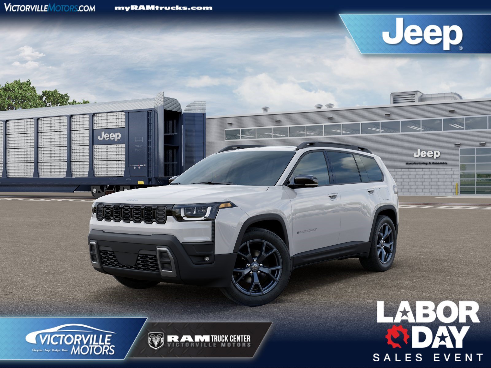 New 2026 Bright White Clearcoat Jeep Limited image 1
