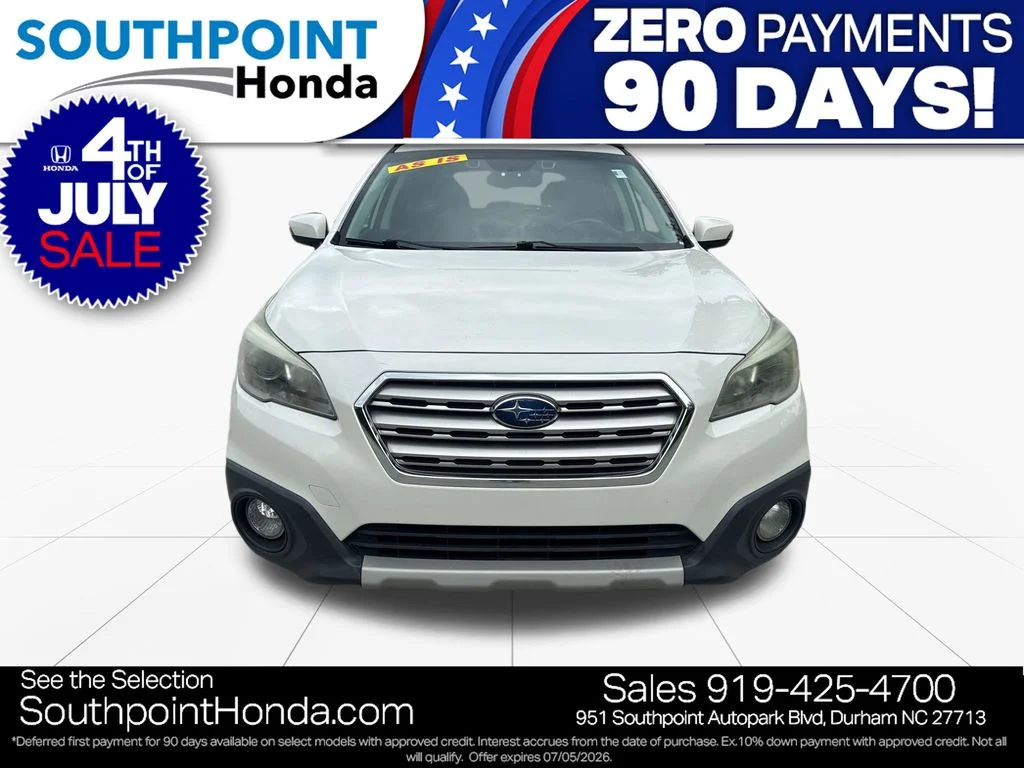 Used 2015 Subaru Outback Limited with VIN 4S4BSBNC1F3261805 for sale in Durham, NC