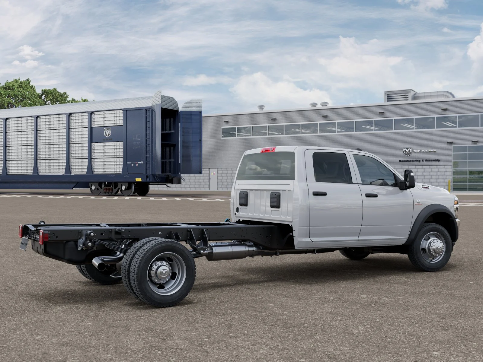 New 2026 Bright White Clear-Coat Exterior Paint RAM TRADESMAN image 2