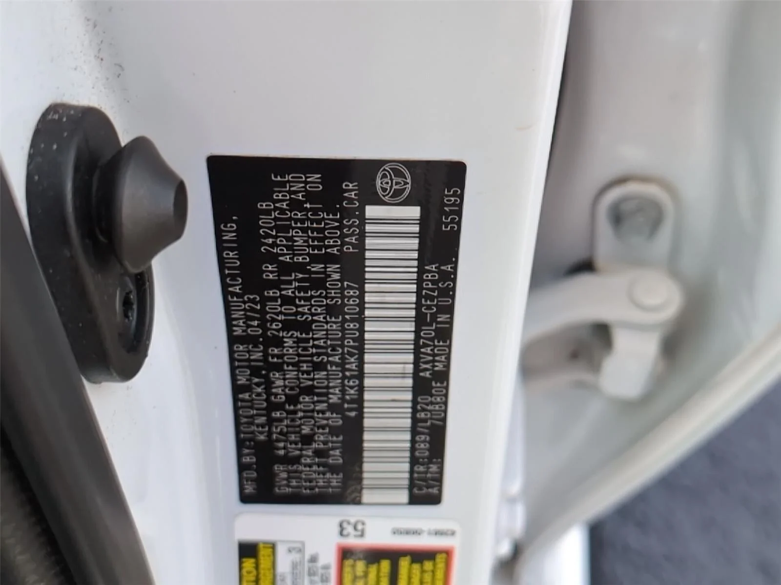 Used 2023 Wind Chill Pearl Toyota XSE image 13
