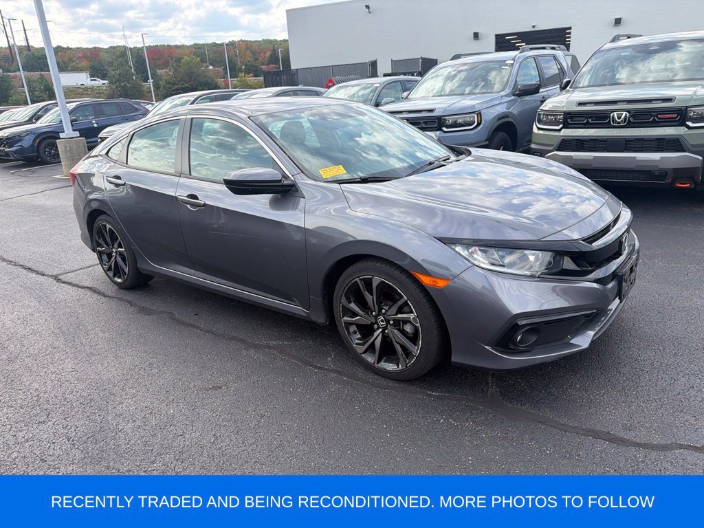 Used 2021 Gray Honda Sport image 1