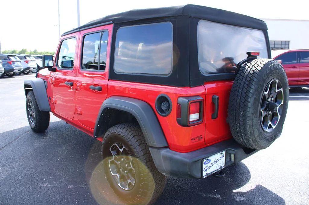 Used 2021 Firecracker Red Clearcoat Jeep Unlimited Sport S image 7
