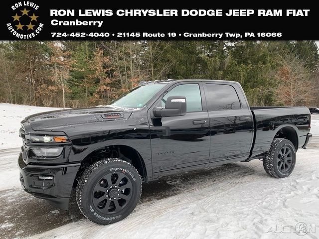 Diamond Black Crystal Pearlcoat 2026 RAM 2500 Big Horn Crew Cab 4WD Pickup Truck Four-Wheel Drive