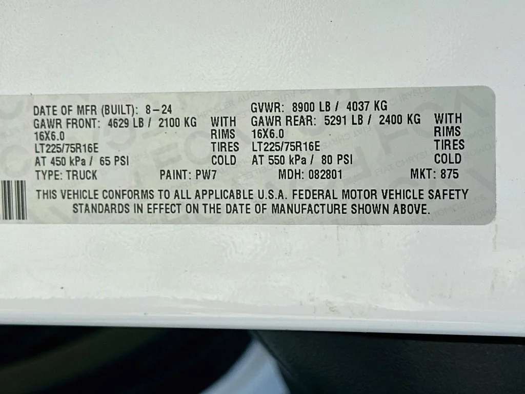 Used 2025 White Ram High Roof image 29