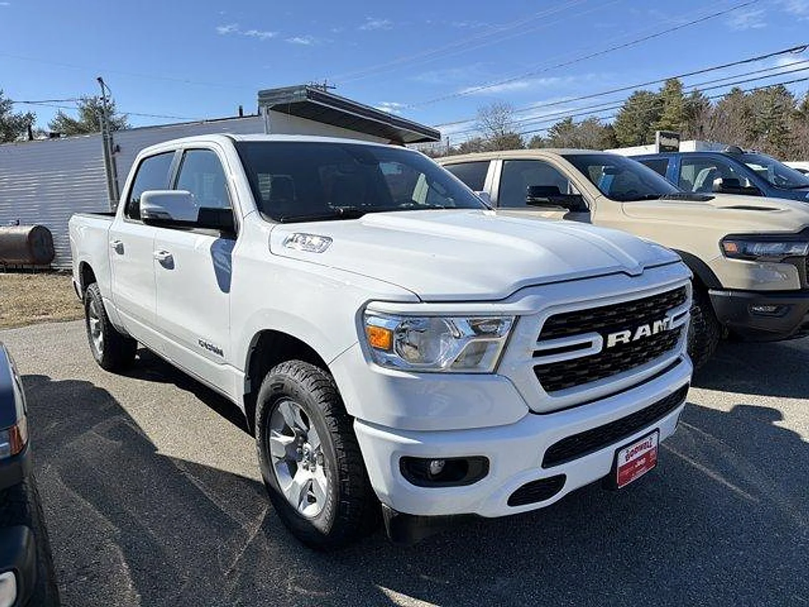 Certified Used 2023 Bright White Clearcoat Ram Big Horn Crew Cab 4x4 5