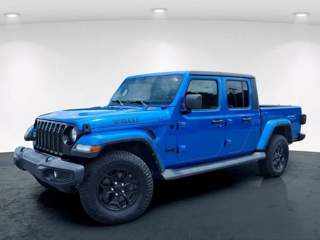 Used 2021 Blue Jeep Willys image 2