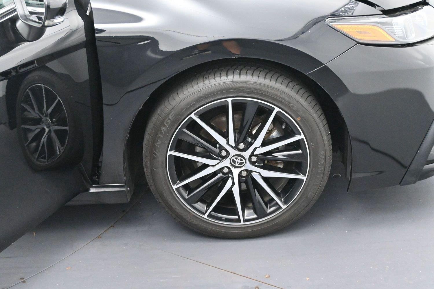 Used 2023 Midnight Black Metallic Toyota SE image 30